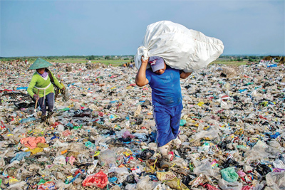 #Human lifestyle, #Plastic environmental crisis, Campaign to get rid of plastic waste