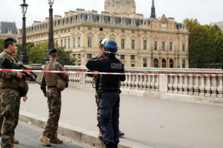 Attacked at Paris Police Headquarters