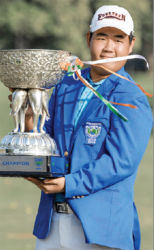 Golf: Kim of Korea wins Panasonic Open Shiv-Chika finished second