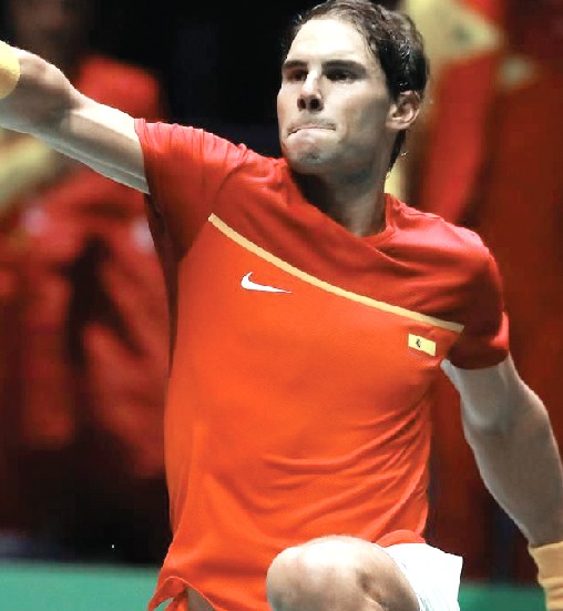 Nadal wins Spain against Russia