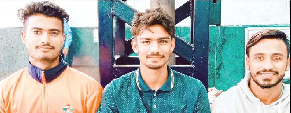 Selection of three players of Shah Satnam Ji Boys' School Shrigurusar Modiya