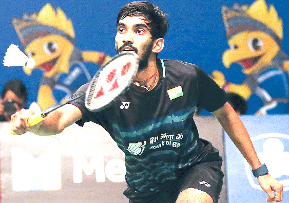 Srikanth in quarter finals Praneeth out