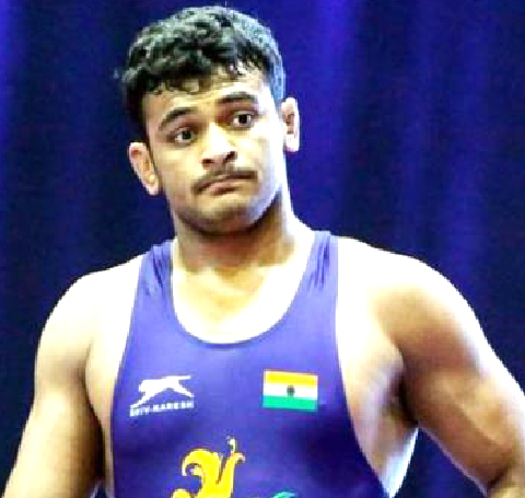 Indian wrestler Deepak Poonia