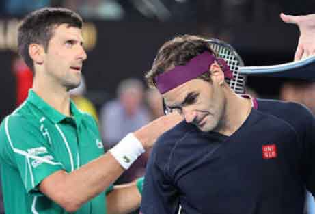 Djokovic finals 8th time, defeating Federer