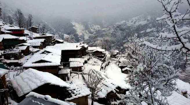 Snowfall in Himachal