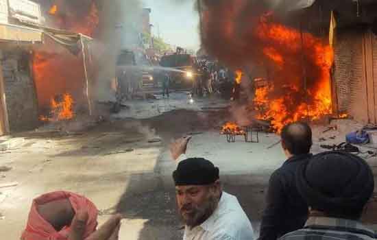 Fire in Jaipur's Indrabazar - Sach Kahoon News