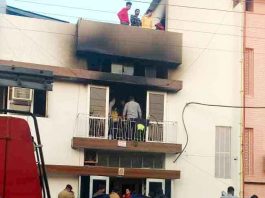 तीन लड़कियां जिंदा जली, दो गंभीर रूप से घायल Fire in PG girls