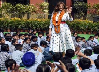‘नमस्ते ट्रम्प’ : दिल्ली सरकार के हैप्पीनेस कार्यक्रम से अभीभूत हुई मेलानिया Namaste Trump