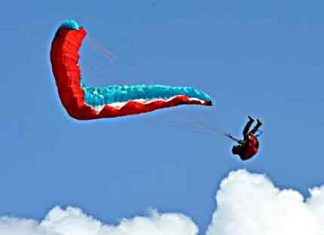 Paraglider Crash