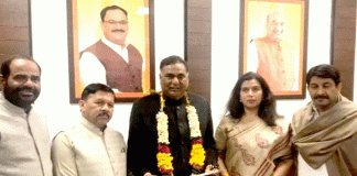 Ramveer Singh Bidhuri was elected the leader of the BJP Legislature Party