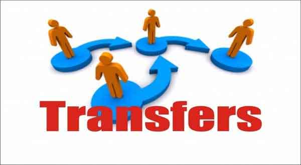 IAS Officers Transferred