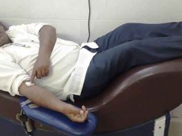 महेश इन्सां ने जरूरतमंद को खून देकर बचाई जिन्दगी Blood-Donation