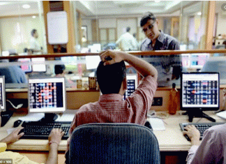 Sensex and Nifty fell on Monday as well
