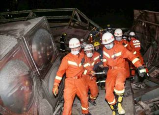 hotel collapse in China