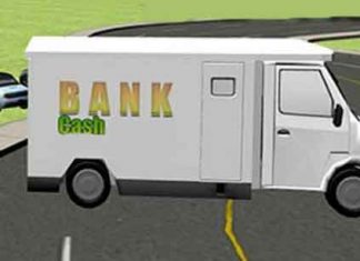 बैंक की कैश वैन से बदमाशों ने उड़ाई 72 लाख की नगदी robbery