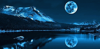 Lake moon