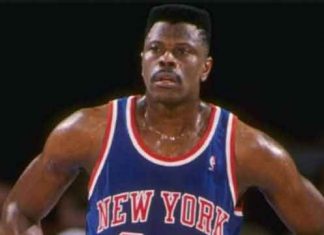 Basketball legend Ewing