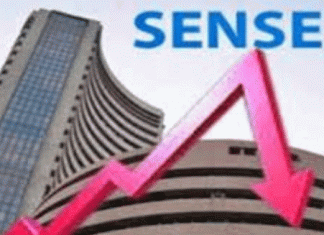 Sensex breaks 800 points in opening trade bar