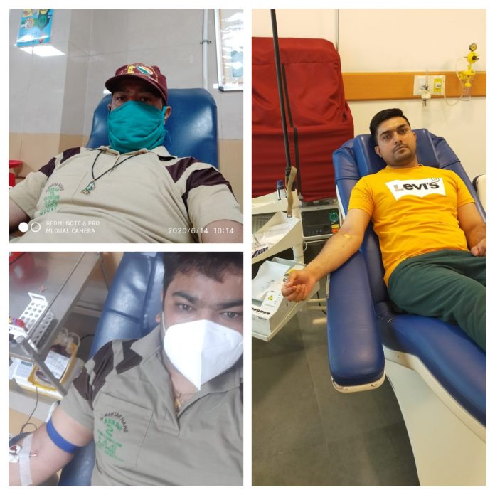 Dera followers of Chandigarh donated 27 units of blood