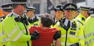 Protesters Arrested in London