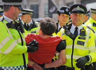 Protesters Arrested in London