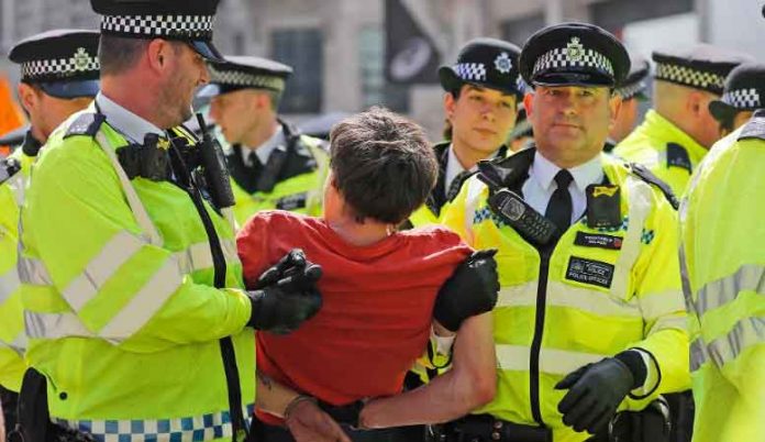 Protesters Arrested in London