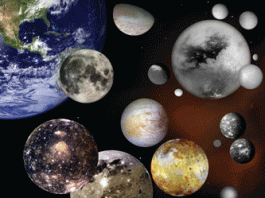 हमारे सौर मंडल में कम से कम 135 चाँद और हैं There are at least 135 moons in our solar system