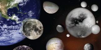 There are at least 135 moons in our solar system