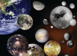 There are at least 135 moons in our solar system