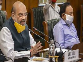 गृहमंत्री की पिछले 24 घंटों के दौर दिल्ली में कोरोना संक्रमण पर तीसरी बैठक Home Minister Meeting