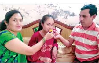 एनी ने 12वीं में हासिल किए 96.44 प्रतिशत अंक Annie secured 96.44 percentage