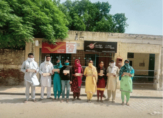 Dera Followers Introducing of strong belief and faith sending rakhi to Pujiya Guru ji