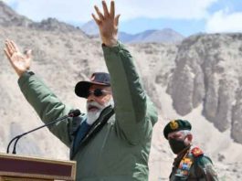 Narendra Modi Visited Ladakh