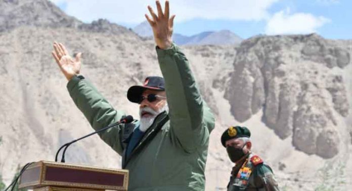 Narendra Modi Visited Ladakh