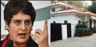 Priyanka vacated government bungalow