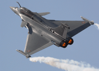 The first batch of Rafale planes flew from France