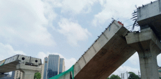 Elevated flyover under construction on Gurugram-Sohna road collapsed