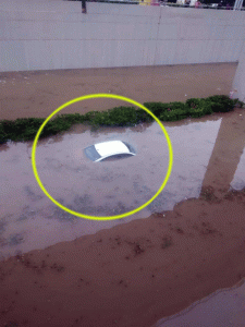 Millennium City submerged due to rain