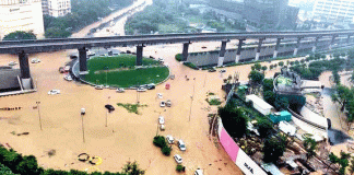 Millennium City submerged due to rain