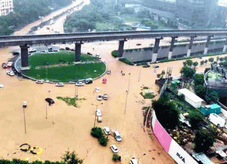 Millennium City submerged due to rain
