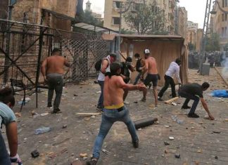 Violent Protests in Beirut