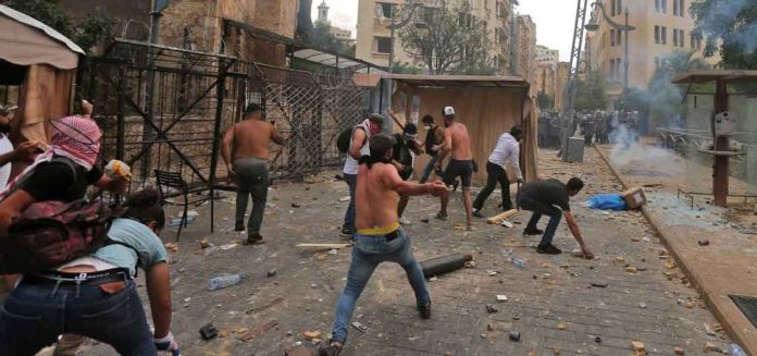 Violent Protests in Beirut