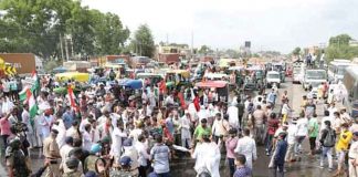 Agricultural bill protest