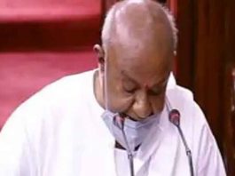 देवगौड़ा ने राज्यसभा की सदस्यता की शपथ ली Deve Gowda
