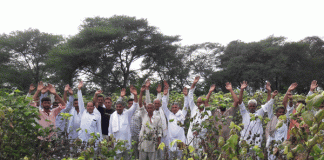 Officials prepared report of crop failure without reaching the fields, farmers expressed anger