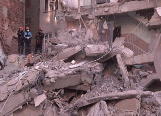 Earthquake devastation in West Turkey