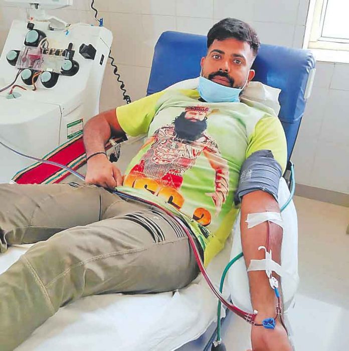 Happy Insa donated platelets and introduced humanity