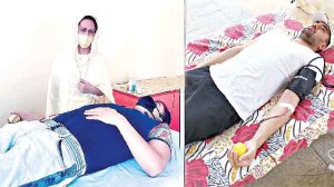 Dera Followers donating blood on the occasion of Parmarthi Diwas 2020 - Sach Kahoon News Coverage 01
