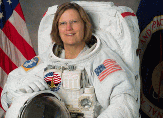 The first female astronaut to travel in space