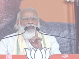 UPA draws anger on Nitishs ouster from power, stops development of Bihar Modi